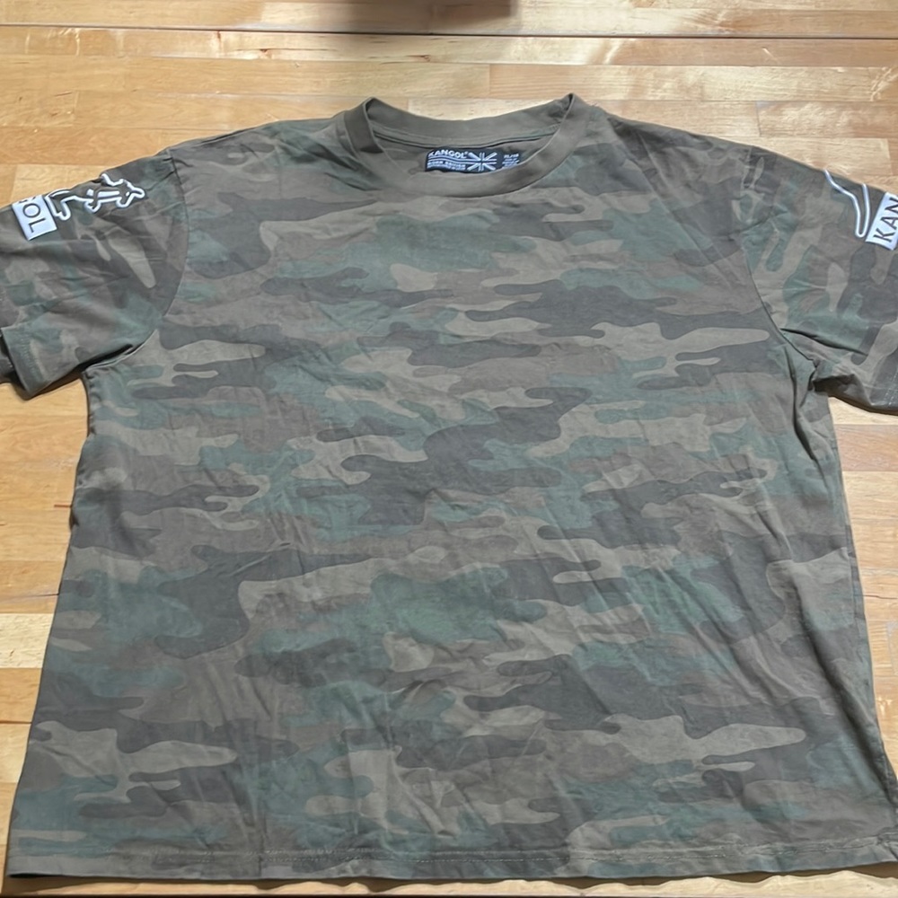 Kangol youth XL camouflage tshirt
